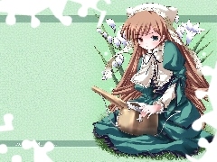 kobieta, konewka, Rozen Maiden