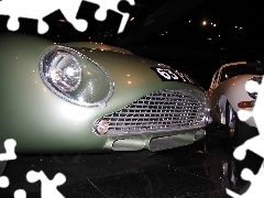 światła, przód, Aston Martin
