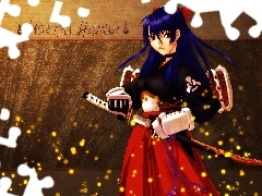 kobieta, miecz, Bakuretsu Tenshi