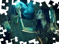 Rytuał, Butelka, Czarodziejka, Magia