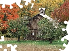 Kapliczka, Las, Drewniana