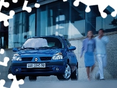 Niebieski Clio 2