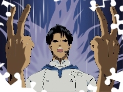 chłopak, palce, Yakitate Japan