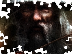Fajka, Wąsy, Mężczyzna, Broda