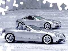 Dach, Sztywny, Mercedes SLR, Otwarty
