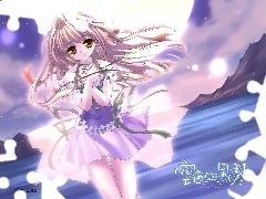 woda, góry, Sora Iro No Organ