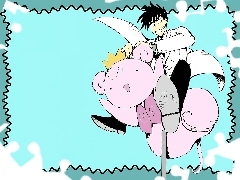 człowiek, korona, Angelic Layer