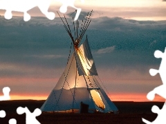 Wigwam, Indiański