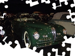 opony , światła, Alfa Romeo, maska, koła