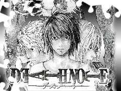 strach, rysunek, Death Note, oczy