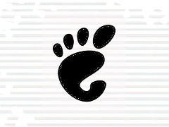 stopa, grafika, Gnome