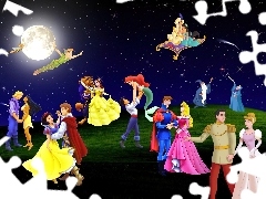Bajki, Disney, Postacie