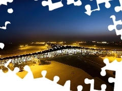 Oświetlone, Lotniczy, Pekin, Terminale, Port