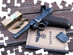 Żołnierza, Amunicja, Legitymaca, Pistolet, Rzeszy, Parabel