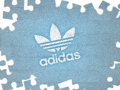 Tło, Adidas, Jasnoniebieskie