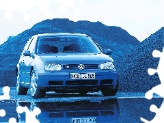 Niebieski, V6, Golf 4