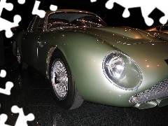 opony , światła, Aston Martin, maska, koła