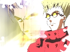 facet, kurtka, Trigun, czerwona
