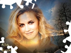 uśmiech, drzewa, Alicia Silverstone