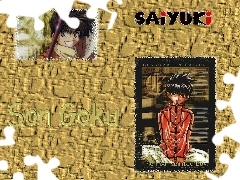 zdjęcia, ludzie, Saiyuki