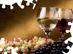 Wino, Winogrona, Kieliszki