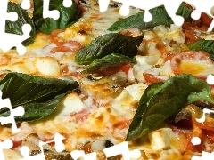 Pieczarki, Pizza