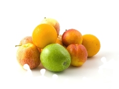 Pomarańcza, Jabłka, Owoce, Kompozycja