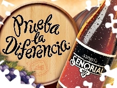 sangria, senorial, Wina