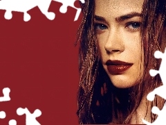 Denise Richards, szminka, usta