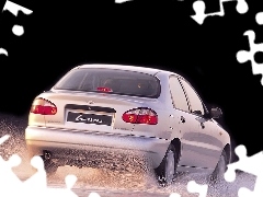 Daewoo Lanos, sedan, Srebrny