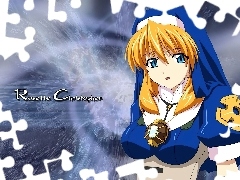 napis, siostra, Chrono Crusade, kobieta