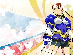 kobieta, warkocz, Mai Otome