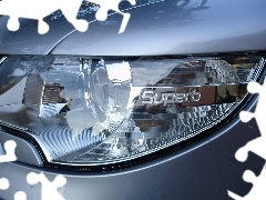 Reflektor, Skoda Superb, Przód