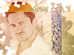 twarz, zarost, Gerard Butler