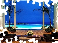 Basen, Palmy, Patio