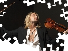 Skrzypce, Muzyk, David, Garrett