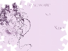 osoba, rysunek, Hanegarasu No Kimi
