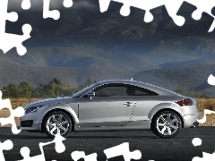 Audi TT, Lewy Profil, Srebrne