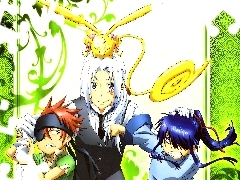 D.Gray-Man, Allen, Lavi, Kanda