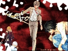 marynarka, kij, Death Note, ludzie