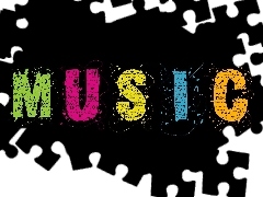 Music, Napis