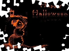bałwan z siekierą, Halloween