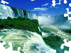 Niagara, Zieleń, Wodospad