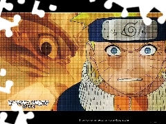 człowiek, opaska, Naruto