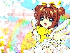 pluszak, korona, Cardcaptor Sakura, dziewczyna