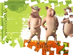 świnki, Shrek 2, trzy