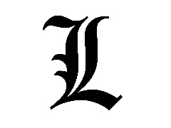 litera, znak, Death Note