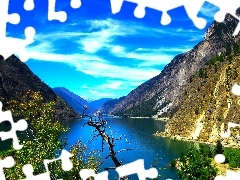 Jezioro, Niebo, Góry