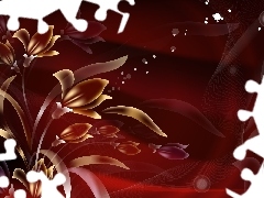 Art, Grafika, Kwiaty