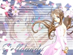 dziewczyna, belldandy, Oh My Goddess